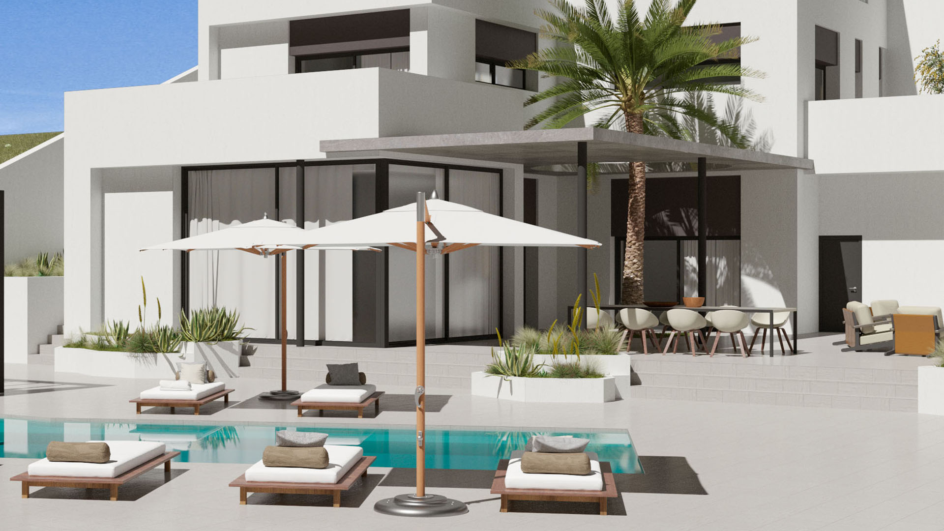 Exclusieve luxe villa met lift en privé zwembad in La Marina