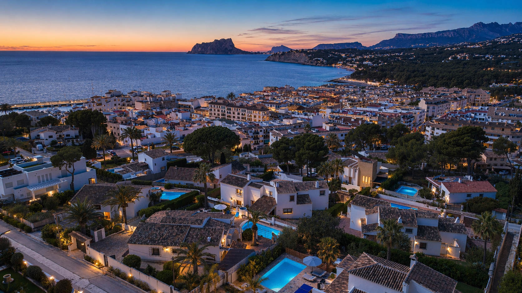 Mediterrane villa in met zeezicht loopafstand centrum en strand Moraira