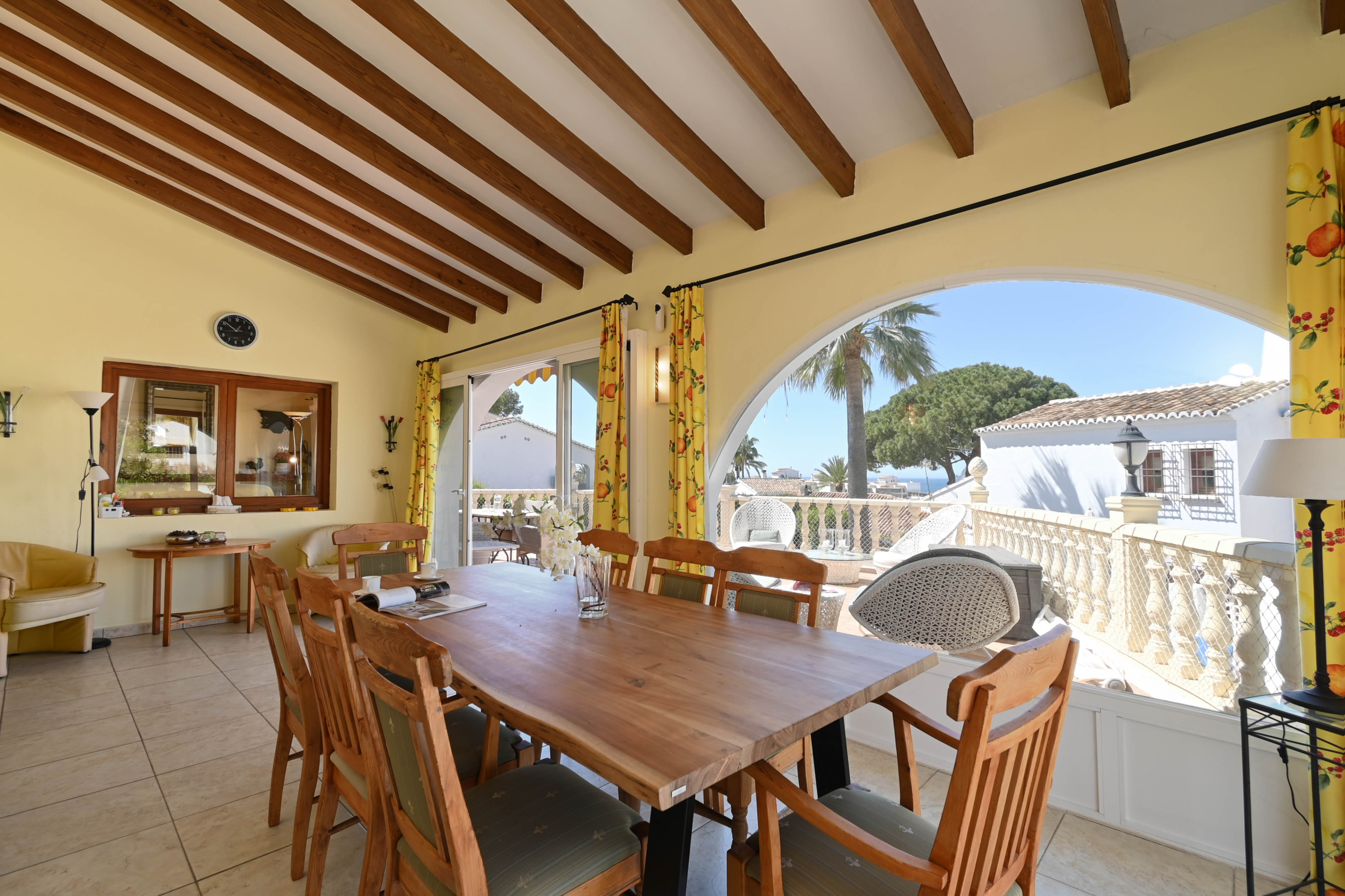 Mediterrane villa in met zeezicht loopafstand centrum en strand Moraira