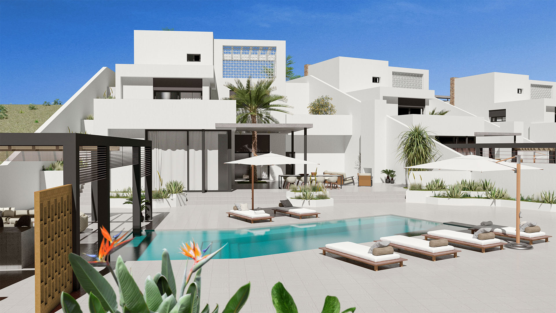 Exclusieve luxe villa met lift en privé zwembad in La Marina