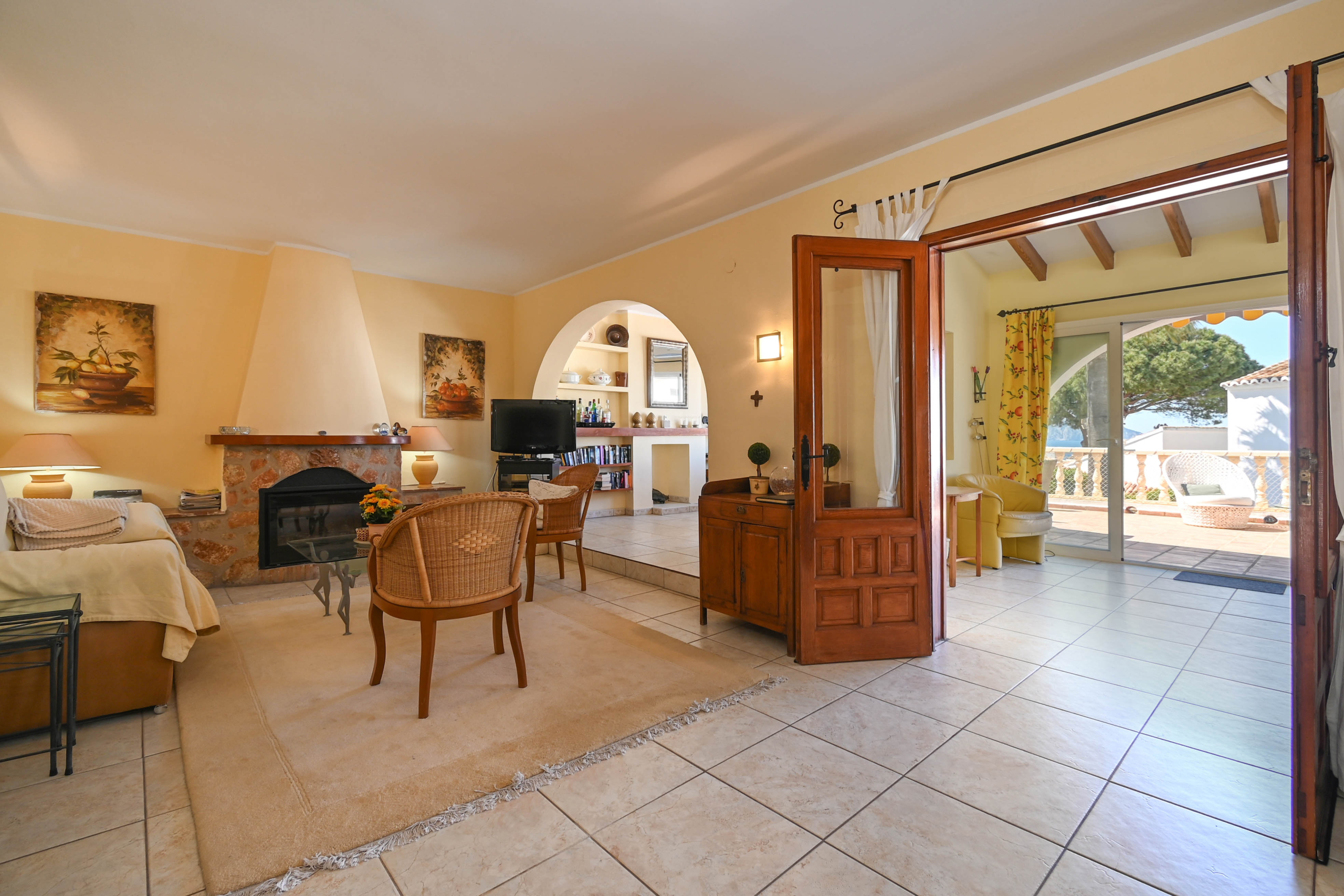 Mediterrane villa in met zeezicht loopafstand centrum en strand Moraira