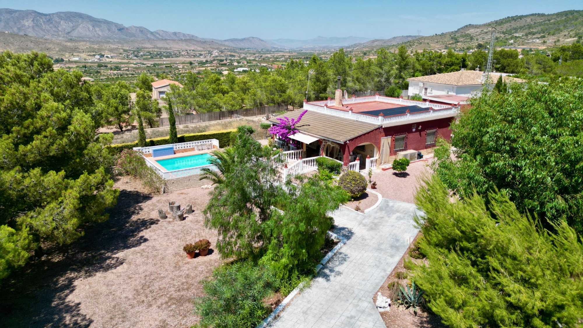 Authentieke Spaanse villa met gastenverblijf en zwembad in Hondón de los Fráiles