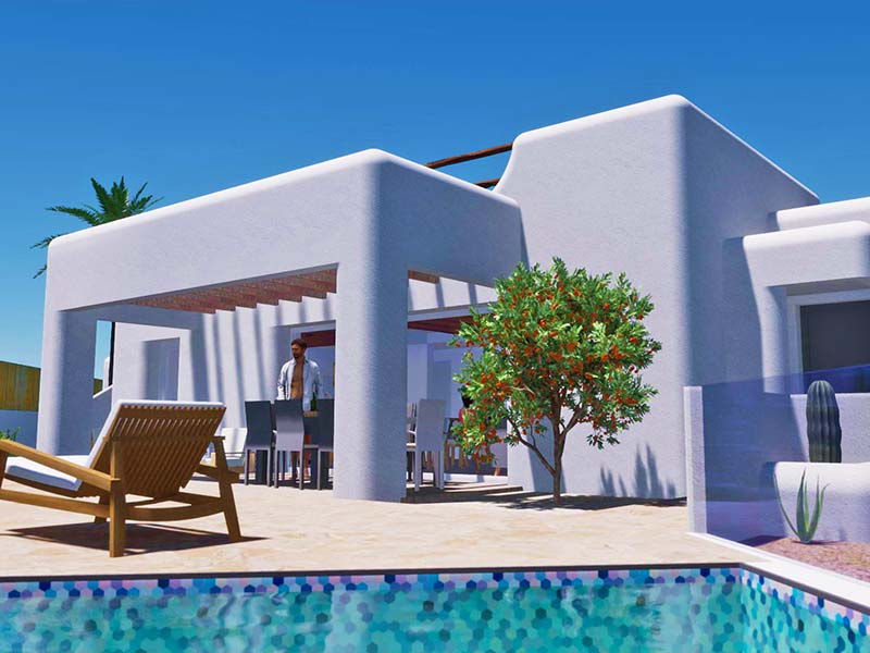 Ibiza-stijl villa Polop