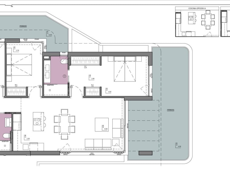 Luxe nieuwbouw resort in Calpe met uitzicht op zee en natuurpark Las Salinas. floorplan