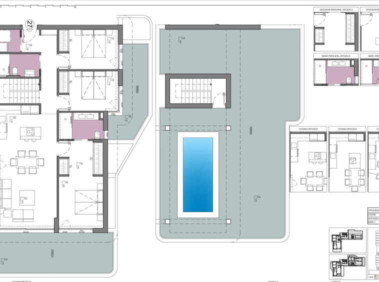 Luxe nieuwbouw duplex penthouse met zwembad in Calpe met uitzicht op zee en natuurpark Las Salinas. floorplan