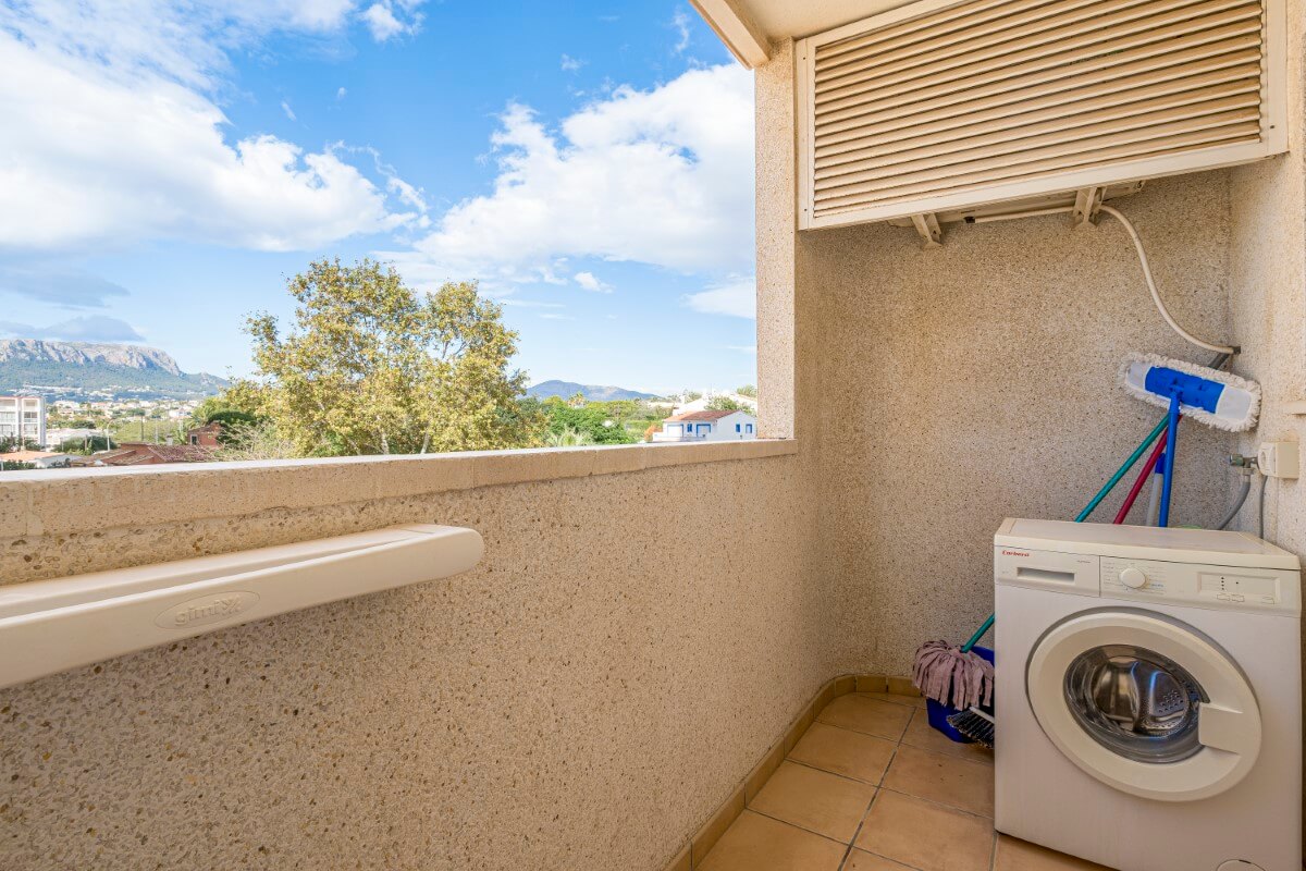 Appartement met parkeerplaats te koop in Calpe wasmachine