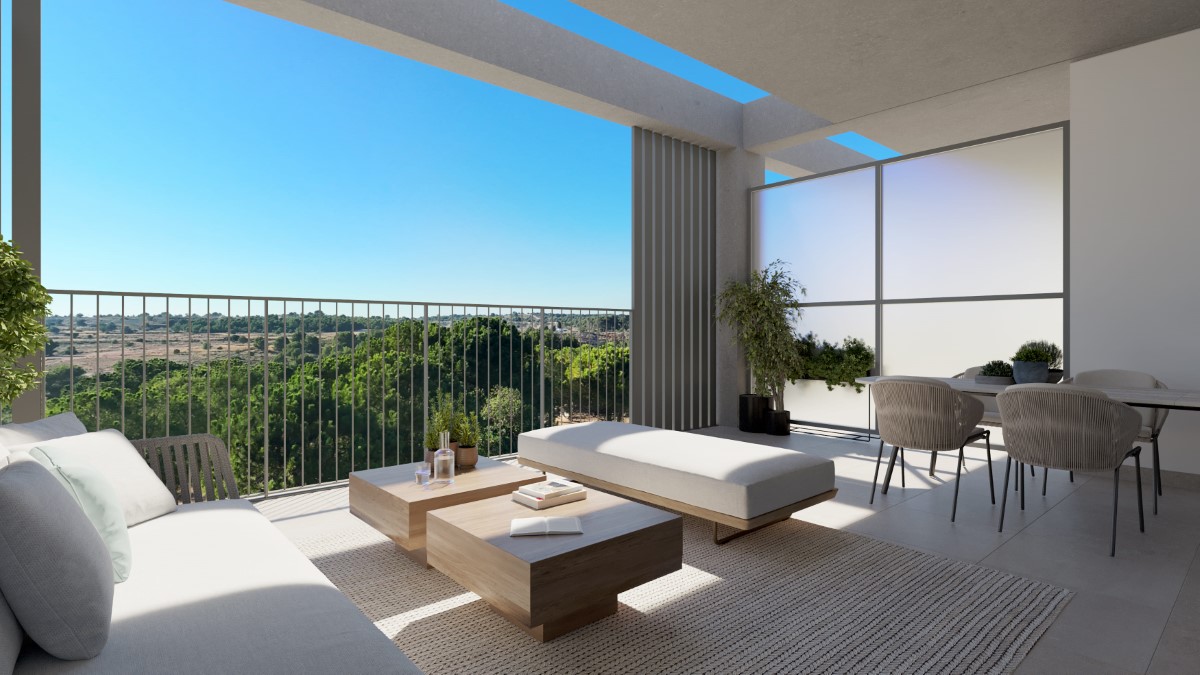 Nieuwbouw appartementen in Valencia terras