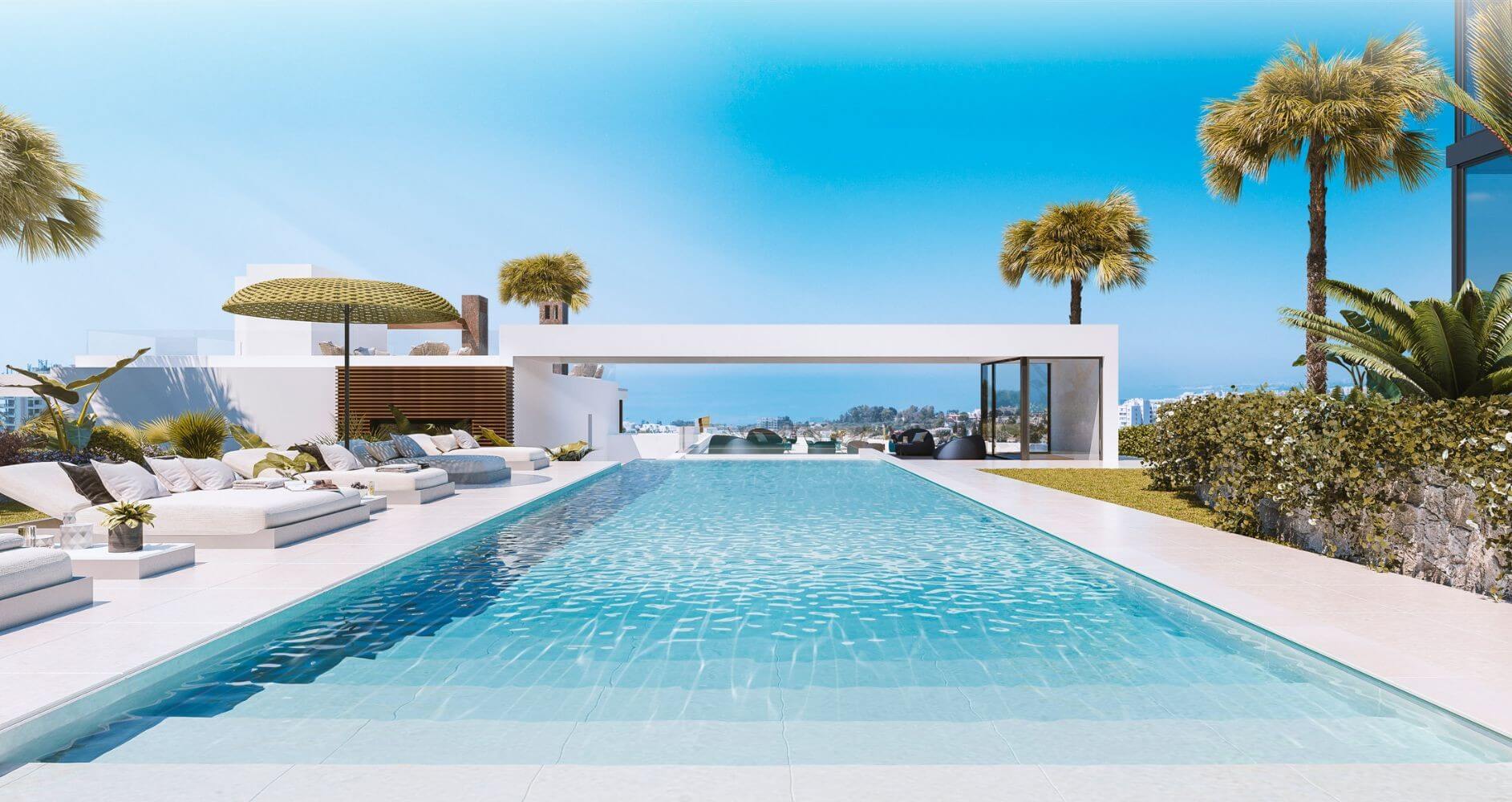 Luxe villa te koop in Marbella zwembad